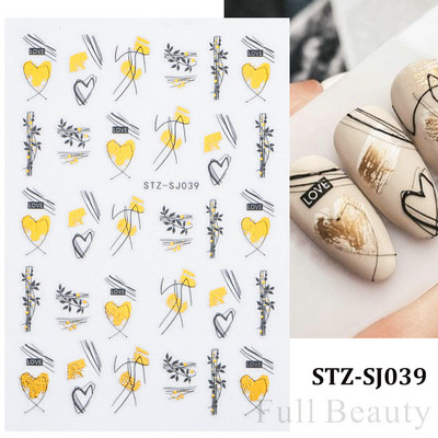 3D melnas čūskas nagu uzlīmes 2023. gada modes tauriņu pūķa dizaina tetovējuma slīdnis ziemas nagu ietīšanas dekorēšanas aksesuāri PPSTZ-X