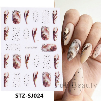 3D melnas čūskas nagu uzlīmes 2023. gada modes tauriņu pūķa dizaina tetovējuma slīdnis ziemas nagu ietīšanas dekorēšanas aksesuāri PPSTZ-X