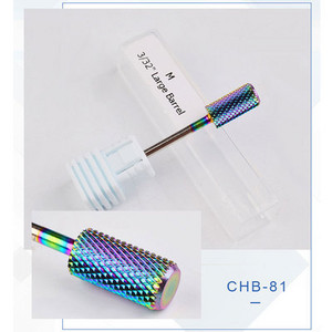 Varavīksnes volframa tērauda frēzes manikīra noņemšanai, želejas lakas noņemšanai nagu urbjmašīnu komplekts