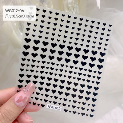 3D prozirne naljepnice za nokte Mjesec/Zvijezda/Oblak Ultra-tanke naljepnice za nokte 3d samoljepljivi bijeli oblak Mjesec Zvijezda Kawaii klizači*