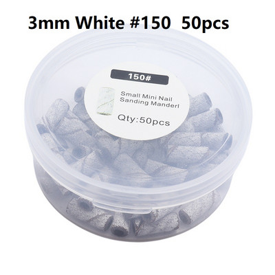 Kvalitatīvas 3 mm mini Zebras slīpēšanas lentes Nagu urbji Pēdu kopšana Pulēšana Manikīrs Gēla lakas noņemšanas līdzekļa nomaiņa