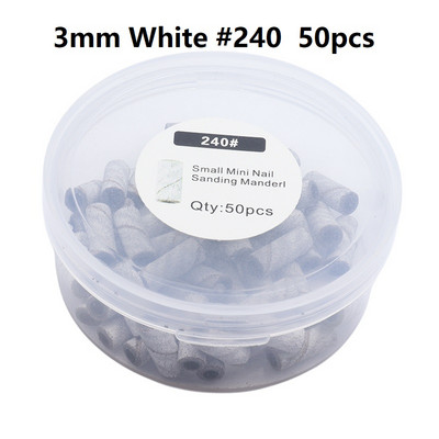 Kvalitatīvas 3 mm mini Zebras slīpēšanas lentes Nagu urbji Pēdu kopšana Pulēšana Manikīrs Gēla lakas noņemšanas līdzekļa nomaiņa