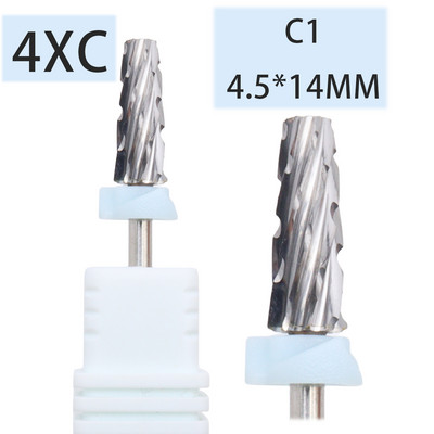 4XC 5 vienā kreisajā un labajā rokā lietojams volframa karbīda nagu urbjmašīnas frēzes elektriskais manikīra mašīnas aprīkojums kutikulas tīrīšana