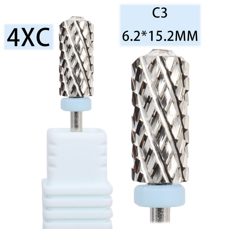 4XC 5 vienā kreisajā un labajā rokā lietojams volframa karbīda nagu urbjmašīnas frēzes elektriskais manikīra mašīnas aprīkojums kutikulas tīrīšana