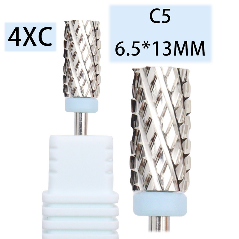 4XC 5 vienā kreisajā un labajā rokā lietojams volframa karbīda nagu urbjmašīnas frēzes elektriskais manikīra mašīnas aprīkojums kutikulas tīrīšana