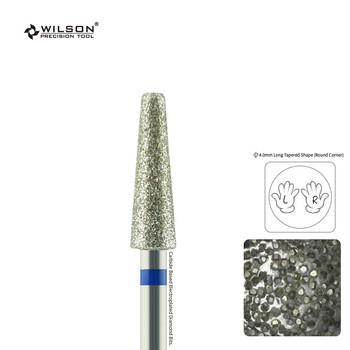 WILSON Tapered Shape（Round Corner）Diamond Bits/Tools/Nails/Uñas Accesorios Y Herramientas/Nail Accessories