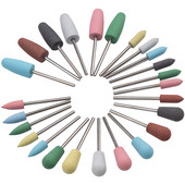 Frēze manikīram Gumijas silikona akmeņi nagu urbjmašīna manikīra piederumi nagu buferis pulēšanas mašīnas dzirnaviņas rīks