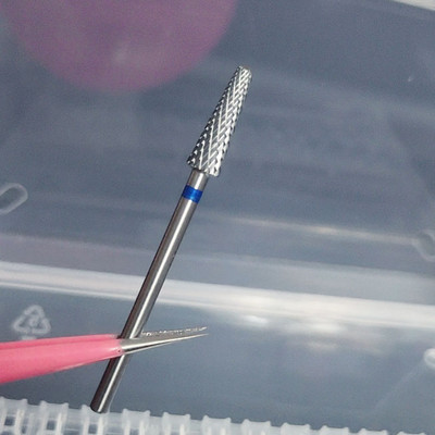 4 * 14 mm konusa karbīda nagu urbis 3/32 collu frēze manikīram Rotējošie nagu uzgaļi Elektrisko urbjmašīnu piederumu rīks