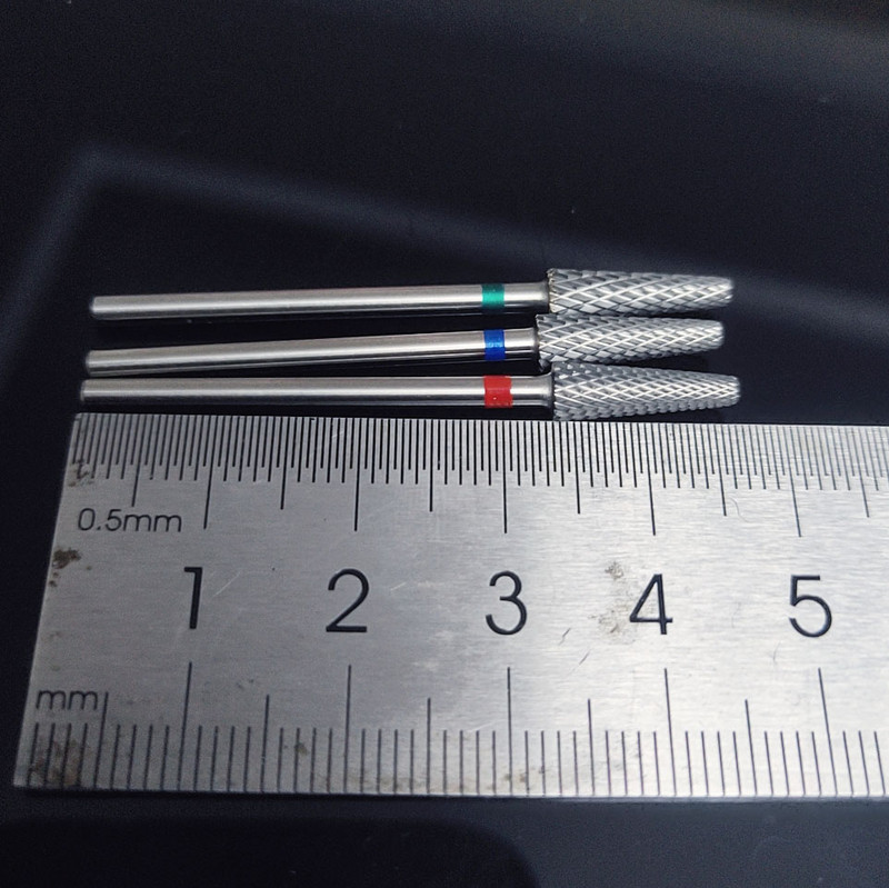 4 * 14 mm konusa karbīda nagu urbis 3/32 collu frēze manikīram Rotējošie nagu uzgaļi Elektrisko urbjmašīnu piederumu rīks