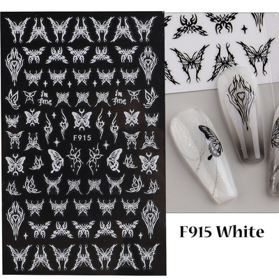 3D naljepnice za nokte Rep sirene Leptir Ljepljive naljepnice Antikviteti Dizajn bambusa Dekoracija Klizač Pribor za manikuru PPSTZ-CS260
