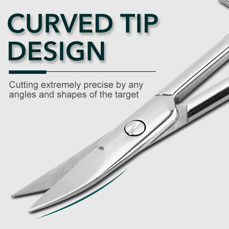 Profesionalna ruska manikura Inox Manikura za nokte od nehrđajućeg čelika Škare za zanoktice Trimer za nokte Odstranjivač zanoktica i rezač noktiju