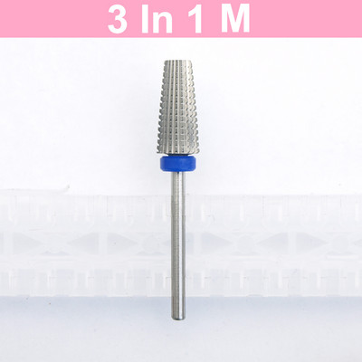 1kom Kvalitetno karbidno volfram svrdlo za nokte Svrdlo za manikuru za glodalo Turpije za nokte Pufer Dodatna oprema za nail art