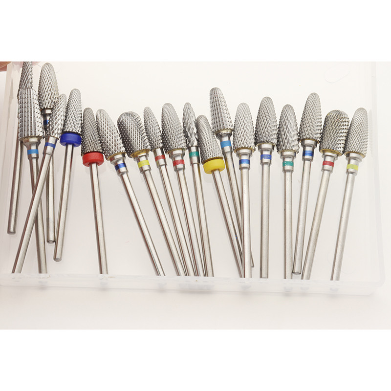 1kom Kvalitetno karbidno volfram svrdlo za nokte Svrdlo za manikuru za glodalo Turpije za nokte Pufer Dodatna oprema za nail art