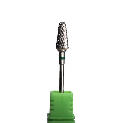 1 GAB profesionālie 3/32 collu keramikas sprauslas nagu urbji, balti uzgaļi manikīra nagu frēzēšanai Elektrisko urbjmašīnu piederumu instrumenti