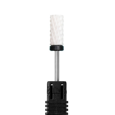 1 GAB profesionālie 3/32 collu keramikas sprauslas nagu urbji, balti uzgaļi manikīra nagu frēzēšanai Elektrisko urbjmašīnu piederumu instrumenti