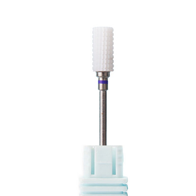 1 GAB profesionālie 3/32 collu keramikas sprauslas nagu urbji, balti uzgaļi manikīra nagu frēzēšanai Elektrisko urbjmašīnu piederumu instrumenti