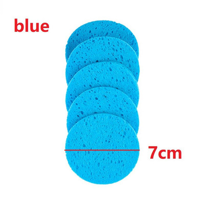 5 TK Kuum müük Puidumassist puhastuskäsn Compress Puff Pehme kaasaskantav näopesupadjapuhastuskoorija nahahooldus näopuhastusvahend