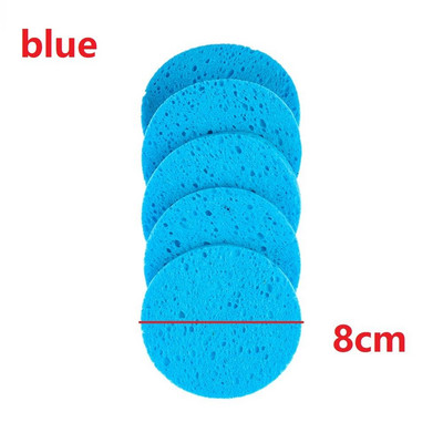 5 TK Kuum müük Puidumassist puhastuskäsn Compress Puff Pehme kaasaskantav näopesupadjapuhastuskoorija nahahooldus näopuhastusvahend