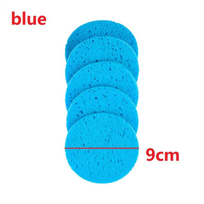 5 TK Kuum müük Puidumassist puhastuskäsn Compress Puff Pehme kaasaskantav näopesupadjapuhastuskoorija nahahooldus näopuhastusvahend