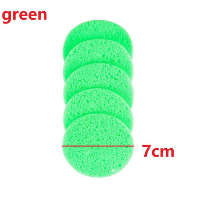 5 TK Kuum müük Puidumassist puhastuskäsn Compress Puff Pehme kaasaskantav näopesupadjapuhastuskoorija nahahooldus näopuhastusvahend