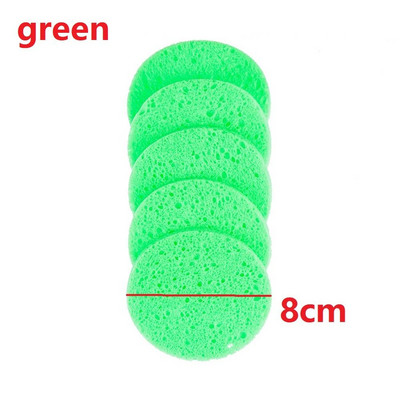 5 TK Kuum müük Puidumassist puhastuskäsn Compress Puff Pehme kaasaskantav näopesupadjapuhastuskoorija nahahooldus näopuhastusvahend