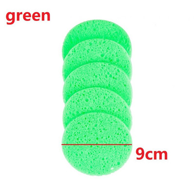 5 TK Kuum müük Puidumassist puhastuskäsn Compress Puff Pehme kaasaskantav näopesupadjapuhastuskoorija nahahooldus näopuhastusvahend