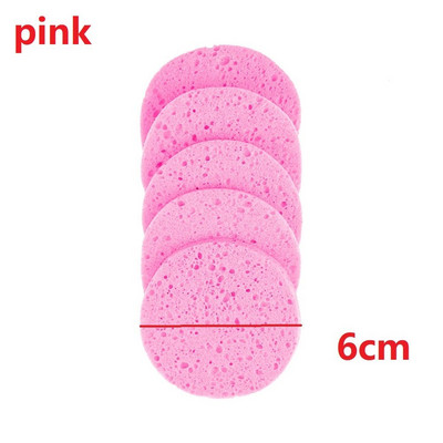 5 TK Kuum müük Puidumassist puhastuskäsn Compress Puff Pehme kaasaskantav näopesupadjapuhastuskoorija nahahooldus näopuhastusvahend