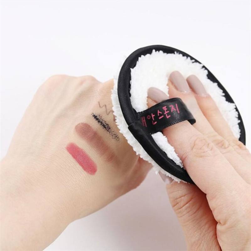 1/3 tk Korduvkasutatav meigieemaldaja, mikrokiust lapiga padjakesed, rätik näopuhastusvahend, paljas jumestuskreem Lazy puhastuspuuder