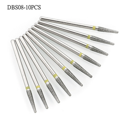 7/10 gab. Dimanta frēze manikīram nagu urbjmašīnu komplekts. Piederumu pedikīra elektriskie slīpēšanas galviņas želejas noņemšanas instrumenti