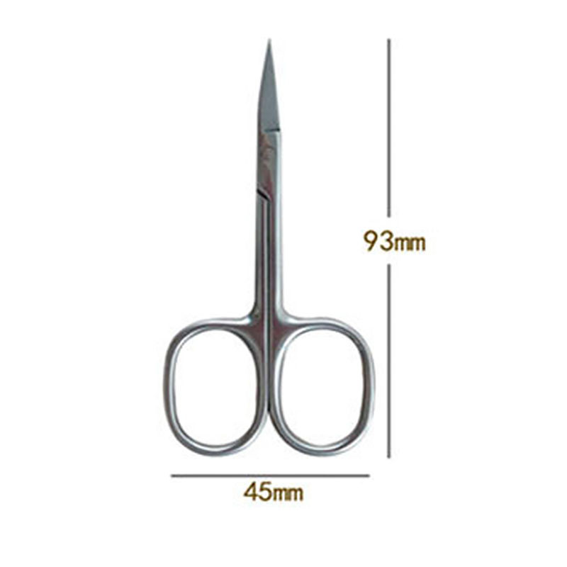 1 gab. Uzacu šķēru aplauzums Skropstu apgriešanas līdzeklis Sejas matu noņemšanai manikīrs nagu kutikulas šķēres Skaistumkopšanas instrumenti Skropstu šķēres