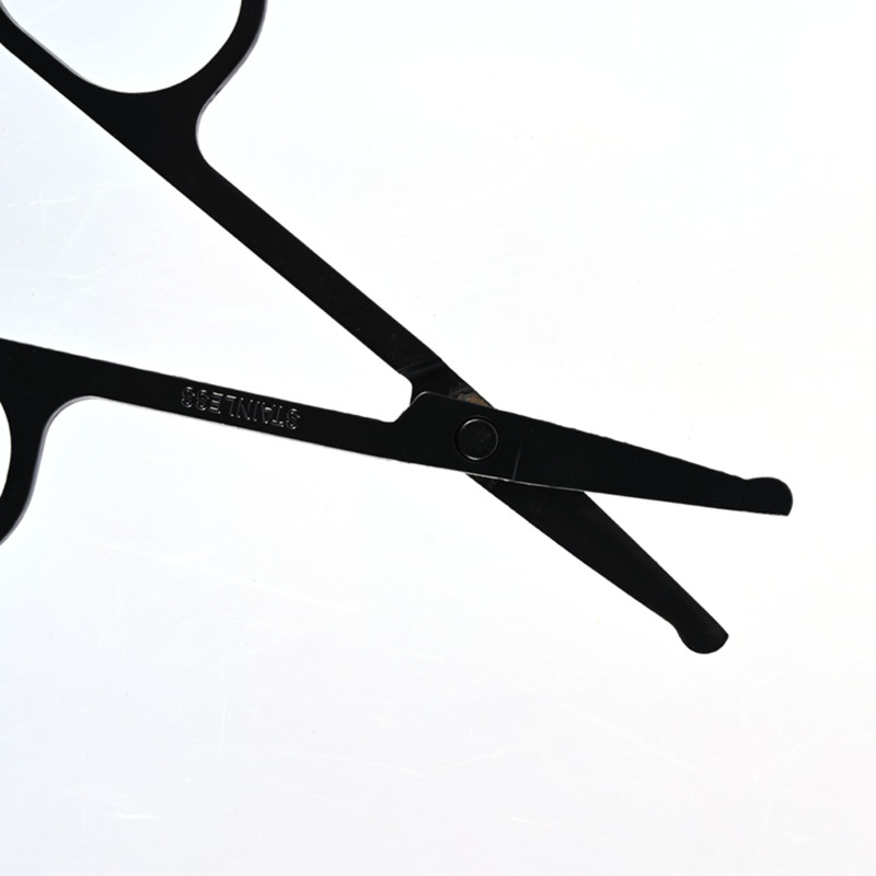 Uued 1 tk 3,5" roostevabast terasest mini kaasaskantavad kumerad vuntsid, nina kõrva karvade eemaldaja trimmer väikesed käärid