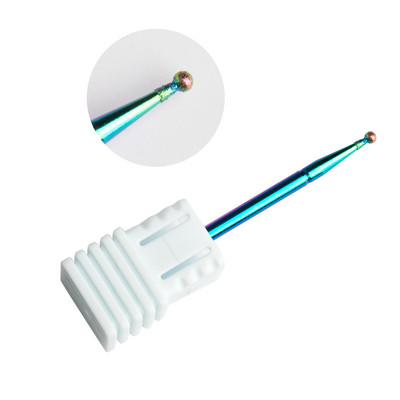 Dmoley dijamantno svrdlo za nokte Rainbow Rotate Burr glodalo 3/32" bitovi za manikuru Dodaci za električnu bušilicu za nokte