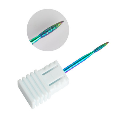 Dmoley dijamantno svrdlo za nokte Rainbow Rotate Burr glodalo 3/32" bitovi za manikuru Dodaci za električnu bušilicu za nokte