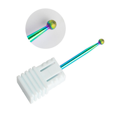 Dmoley dijamantno svrdlo za nokte Rainbow Rotate Burr glodalo 3/32" bitovi za manikuru Dodaci za električnu bušilicu za nokte