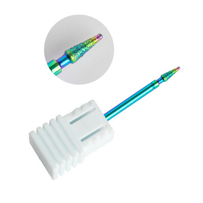 Dmoley dijamantno svrdlo za nokte Rainbow Rotate Burr glodalo 3/32" bitovi za manikuru Dodaci za električnu bušilicu za nokte