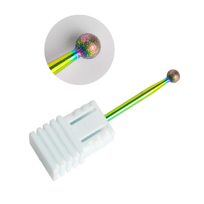 Dmoley dijamantno svrdlo za nokte Rainbow Rotate Burr glodalo 3/32" bitovi za manikuru Dodaci za električnu bušilicu za nokte