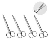 Uzlabotas medicīniskās ķirurģijas šķēres tērauda maziem nagiem instrumenti uzacis deguns matu griezums manikīrs grims profesionāli skaistumkopšanas aksesuāri