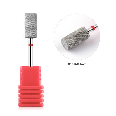 BNG Dijamantno svrdlo za nokte s dijamantnim križnim zubima Rotirajuće svrdlo za čišćenje zanoktica 3/32" svrdlo za manikuru Dodaci