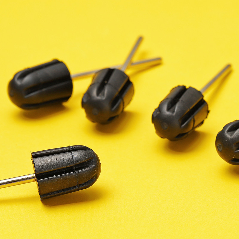 TP 5db Professzionális gumi fúrófej, körömcsiszoló sapka tartozék elektromos körömsorja manikűr pedikűr művészeti eszközök