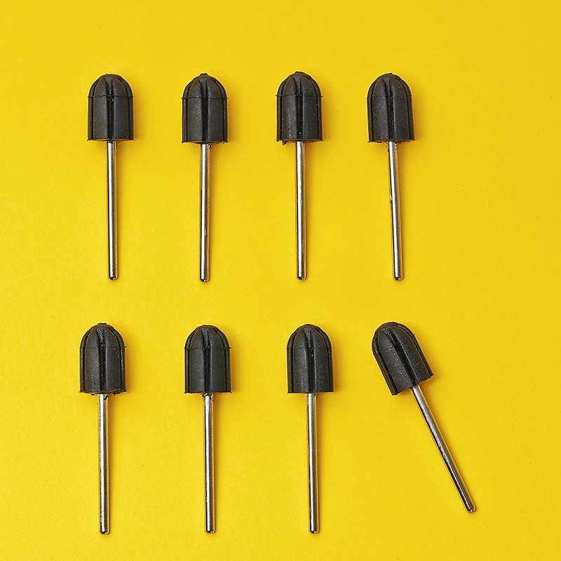 TP 5db Professzionális gumi fúrófej, körömcsiszoló sapka tartozék elektromos körömsorja manikűr pedikűr művészeti eszközök