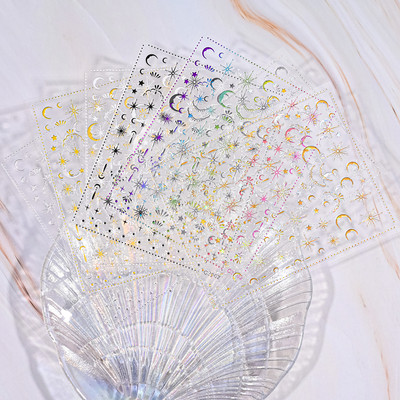 8 loksnes 5D eņģeļu spārnu nagu mākslas uzlīmes Pašlīmējošās nagu uzlīmes Spārnu nagu uzlīmes spārnu nagu uzlīmes, sudraba nagu mākslas uzlīme