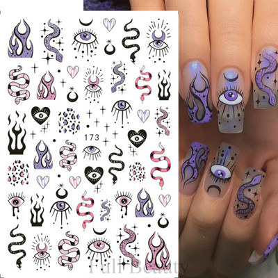 Mahjong Naljepnice za nokte Naljepnice 3D Chrome Zlatni Zmaj Kineski lik Nova godina Sreća Gel za nokte Slider Dekoracije Manikura