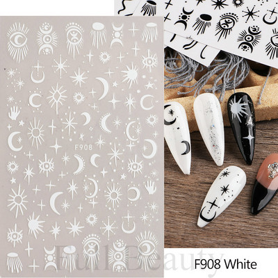 Mahjong Naljepnice za nokte Naljepnice 3D Chrome Zlatni Zmaj Kineski lik Nova godina Sreća Gel za nokte Slider Dekoracije Manikura