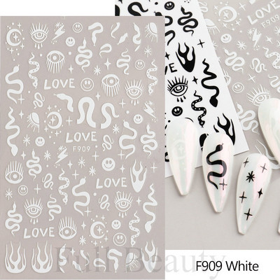 Mahjong Naljepnice za nokte Naljepnice 3D Chrome Zlatni Zmaj Kineski lik Nova godina Sreća Gel za nokte Slider Dekoracije Manikura