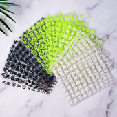 1 kom 3D naljepnice za nokte s brojevima Naljepnice u stilu slova stare engleske abecede Oblozi Samoljepljivi klizači za nokte Dekoracija Manikura