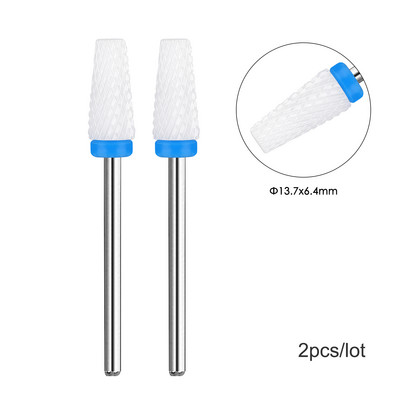 BNG 2 KOM. Svrdla za nokte Manikirne burgije za nokte za električnu bušilicu Dijamantno glodalo Manikura Pedikura Nokti Rezač zanoktica Burr