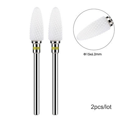 BNG 2 KOM. Svrdla za nokte Manikirne burgije za nokte za električnu bušilicu Dijamantno glodalo Manikura Pedikura Nokti Rezač zanoktica Burr