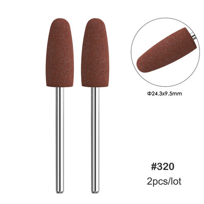 BNG 2 KOM. Svrdla za nokte Manikirne burgije za nokte za električnu bušilicu Dijamantno glodalo Manikura Pedikura Nokti Rezač zanoktica Burr