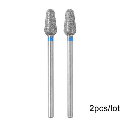 BNG 2 KOM. Svrdla za nokte Manikirne burgije za nokte za električnu bušilicu Dijamantno glodalo Manikura Pedikura Nokti Rezač zanoktica Burr