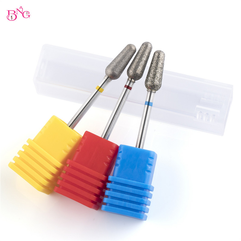 BNG 1Pc Tornado nagu urbis dimanta nagu frēzēšanas uzgalis manikīram pedikīram kutikulas noņemšanas rīks Elektriskā nagu urbjmašīna